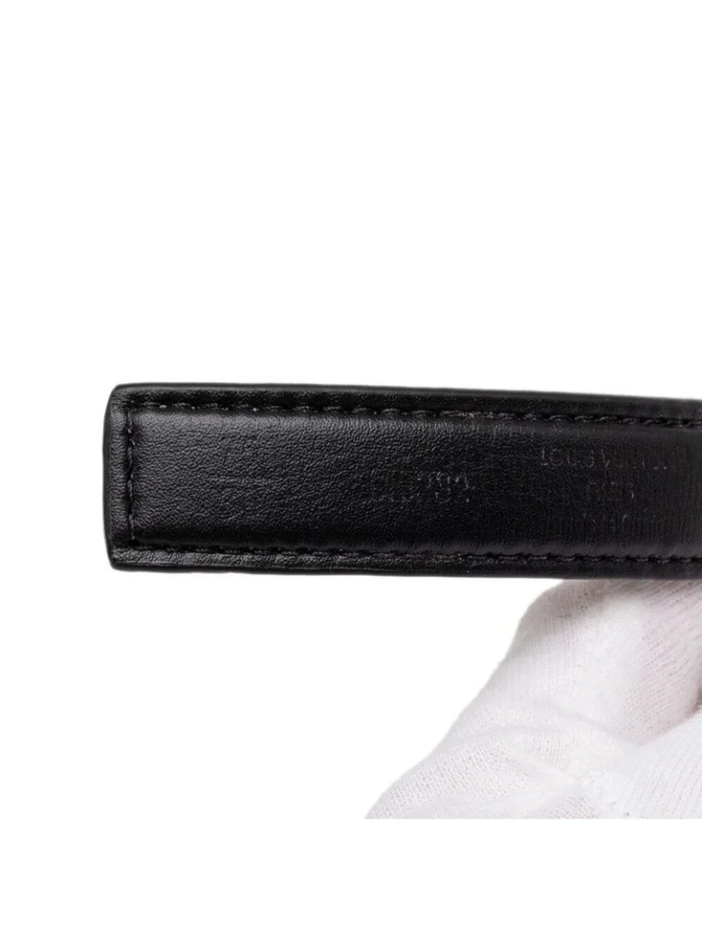 Louis Vuitton Pretty LV Reversible Belt Black Brown Leather